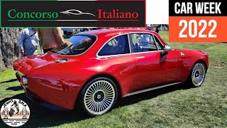 Monterey Car Week 2022  CONCORSO ITALIANO [upl. by Laval]