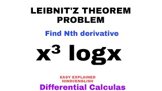 LEIBNITZS THEOREM  PROBLEM 1  DIFFERENTIAL CALCULAS [upl. by Galligan]