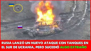 Rusia lanzó un nuevo ataque con tanques en el sur de Ucrania pero sucedió algo extraño [upl. by Turne]