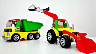 Déballage du tracteur Vidéo éducative de voitures pour les enfants [upl. by Eiuqcaj]