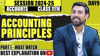 Accounting Principles  Class 11  Accountancy  Chapter 3  Part 1 [upl. by Garaway]