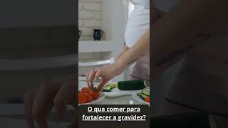 O que comer para fortalecer a gravidez shortvideo suco gravidez [upl. by Ahtebat593]