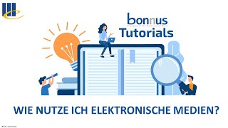 Wie nutze ich elektronische Medien [upl. by Channa]