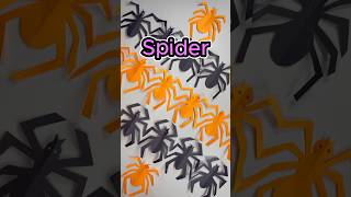 How to make a Paper Spider  DIY Paper Spider diy craft art spider foryou fyp fy animals [upl. by Lanita]