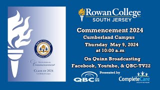 Rowan College of South Jersey 2024 Cumberland Campus Commencement Ceremony [upl. by Pell431]