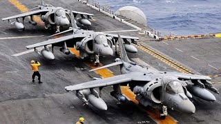 Making Iran Tremble US Marine Corps AV8B Harrier II pilots rush to the Red Sea [upl. by Akirre]