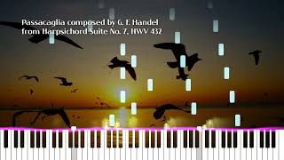 Passacaglia Handel  Halvorsen  Piano MIDI [upl. by Lledraw975]