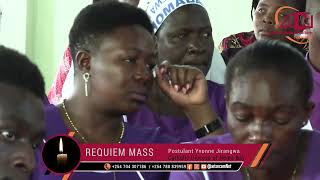 Requiem Mass  Postulant Yvonne Jirangwa  Homily Part a  01112024 [upl. by Ravahs463]