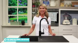 Abey TD100BTPK Top Mount Schock Sink Overview  Appliances Online [upl. by Anerhs]