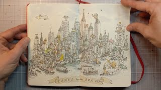 Moleskine sketchbook 36 [upl. by Clayberg]