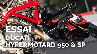 Essai Ducati Hypermotard 950 et SP 2019 Lart de lirrévérence [upl. by Nus]