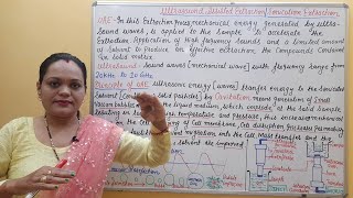 Modern Methods of Extraction Ultrasound Assisted extraction 01  Basics of Phytochemistry Part 09 [upl. by Kudva]