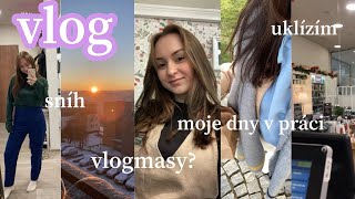 podzimní vlog p7  pracovní dny budou vlogmasy uklízím [upl. by Bocyaj]