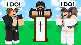 I MARRIED My ROBLOX GIRLFRIEND LIVE 🔴 [upl. by Tipton]