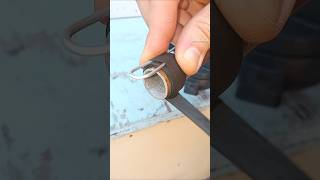 How to Make a DIY ORing from a Bicycle Tube and Securely Attach it to a pipe shorts diy tips [upl. by Hedi]