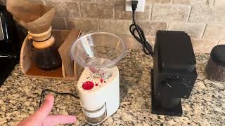 Fellow Gen 2 Ode Brew Grinder vs Bodum Bistro Electric Conical Burr Coffee Grinder Review [upl. by Macintyre]