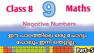 Class 8 Maths Chapter 9 Negative Numbers Textbook Questions and Answers with Right ExplanationMath [upl. by Jeannine]