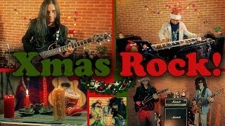 ★ Christmas Rock  Silent Night  We Wish You A Merry Christmas Metal Cover [upl. by Irma]