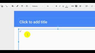 How To Type Superscript amp Subscript in Google Docs [upl. by Kingdon710]