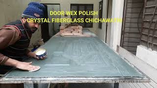 How Made Fiber Door 1st Step CrystalFiberGlasschichawatni [upl. by Yrelbmik]