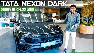 2024 Tata Nexon EV Dark Edition  New Black Colour Price Starts at ₹1449 Times Drive Green [upl. by Cadmar984]