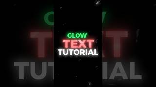 Glowing Text Tutorial Like Ae🤫☝ tutorial shaketransition capcutedit shorts [upl. by Aura867]