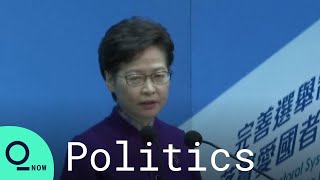 Hong Kong Election Carrie Lam Says Diversity Objective Met For Candidates [upl. by Malory229]