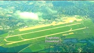 Tokyo Dreamliner JA820A Landung in Düsseldorf mit super Blick auf den Flughafen und alle Ortschaften [upl. by Herbst]