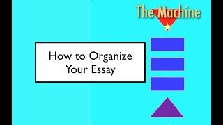 How to organize your essay The Machine [upl. by Dremann]