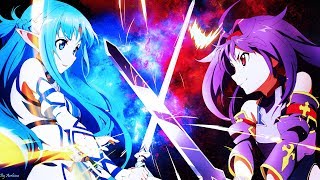 Asuna VS Yuuki AMV  One For The Money [upl. by Sturges]