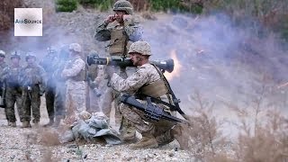 US Marines AT4 Rocket Launcher Live Fire [upl. by Nerti]