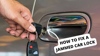 Car Door Lock Broken How to Fix a Jammed Car Lock [upl. by Nnylekoorb]