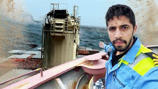 The most TERRIFYING Life At Sea Video Ship in DEADLY STORM [upl. by Krys]