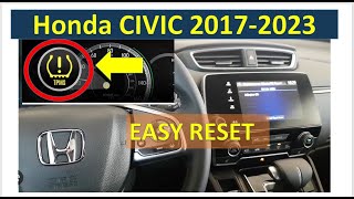 HONDA CIVIC 2017 2023TPMS CALIBRATION RESET [upl. by Jessica863]