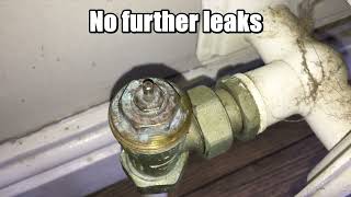 How I fixed a leaking radiator thermostatic valve [upl. by Wakerly148]