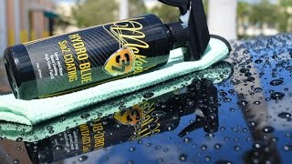 Review McKees 37 Hydro Blue SiO2 Spray On Nano Coating  While You Rinse [upl. by Vaas]