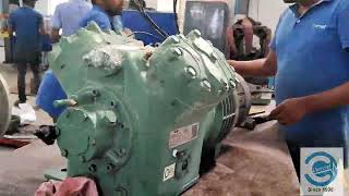 Disassemble Assemble of 15kw Semi Hermetic compressor Bitzer Make [upl. by Iruyas]