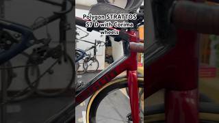 Polygon STRATTOS S7D with Corima wheels bikemechanics bicycle cyclingvlog bicyclegear [upl. by Barris185]