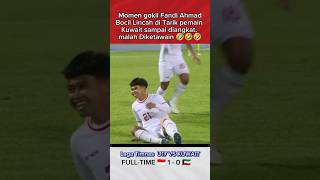 Moment Lucu Timnas U17 VS Kuwait Senyumnya Fandi Ahmad Nular short [upl. by Iffar783]