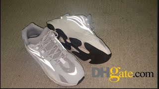 Yeezy 700 V2 Static Dhgate Review TopSportMarket Onfoot look [upl. by Evans]