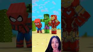 At first he was underestimated but in the end he won the game minecraft animation spiderman [upl. by Nimajnab]