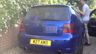 Golf R32 milltek manifolds decat milltek back box remapped maybe cams [upl. by Benkley]