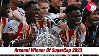 Arsenal vs Man City  Super Cup Winner 2023 at Wembley Stadium [upl. by Kurth]