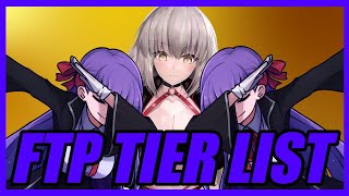 The FTP Servant Tier List  2022 FateGrand Order [upl. by Esirahs786]