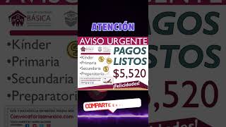 💥✅¡Pagos listos en tu TARJETA de 5520 pesos🤩🥳 💵💳¡Beca Benito Juárez 2024👩🏻‍🎓🧑🏻‍🎓 [upl. by Thamora]