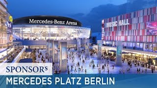 Der Baufortschritt am Mercedes Platz Berlin im Zeitraffer Mai 2016  Feburar 2017 [upl. by Magda193]