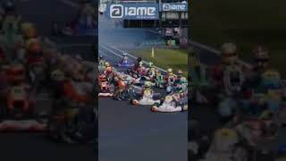 World Championship Karting 2024  6 kart crash Race Crash karting [upl. by Durrell]