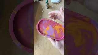 Try This Type Jewellery tray Meking Whit Clay diy diycrafts ornamentcrafting handdecoration [upl. by Falk]