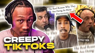 Creepy and Scary TikToks That Might Wake You Up amp Change Your Reality REACTION Pt1 [upl. by Ramgad]