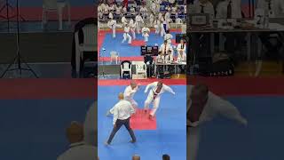 Sensei Jacek Lipinski’s kumite highlights [upl. by Yllac]